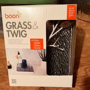 Grass & twig baby bottle drying Rack